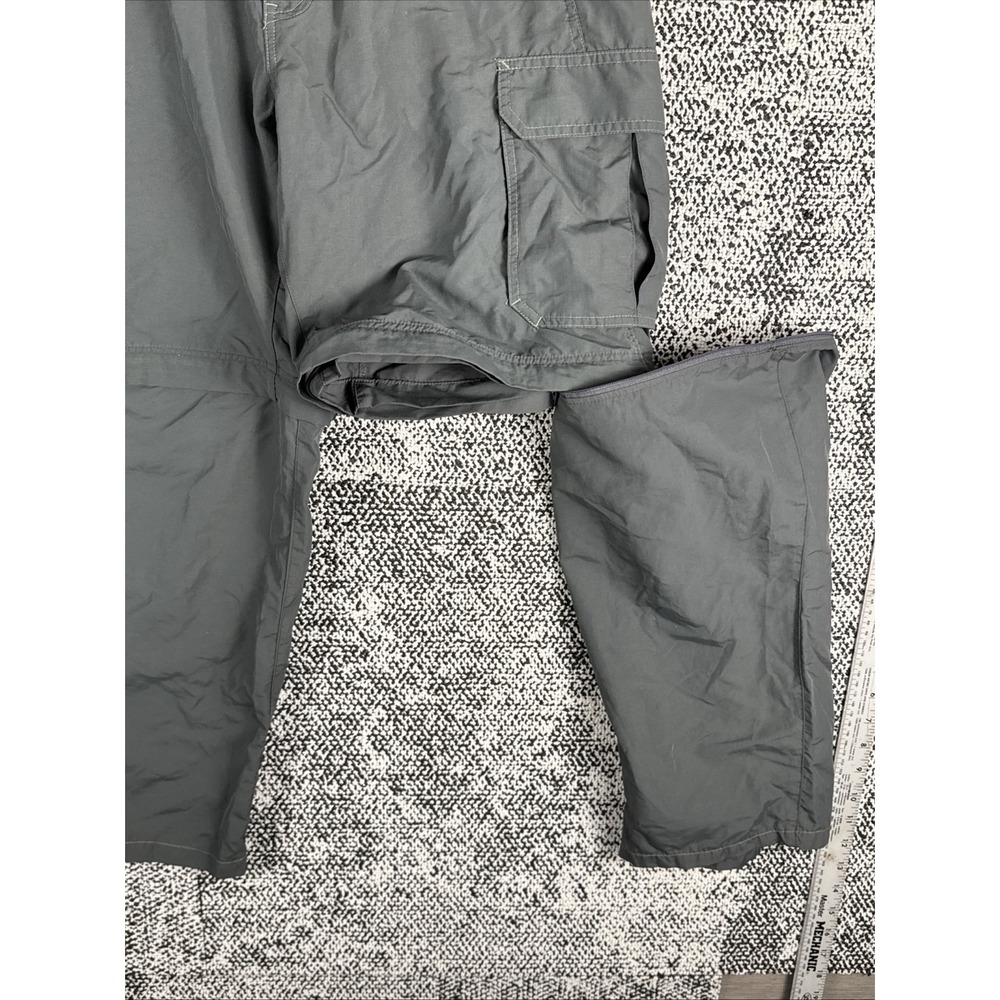 REI Nylon Convertible Pants Mens 30M‎ 30 X 26 SPF Cargo Gray Camp Hike - Picture 4 of 13